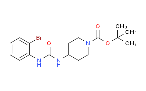 CAS No. 1233958-39-8, tert-Butyl 4-[3-(2-bromophenyl)ureido]piperidine-1-carboxylate