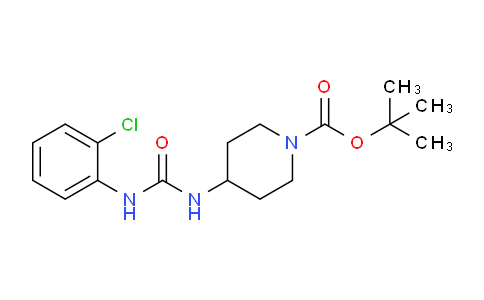 CAS No. 1233955-31-1, tert-Butyl 4-[3-(2-chlorophenyl)ureido]piperidine-1-carboxylate
