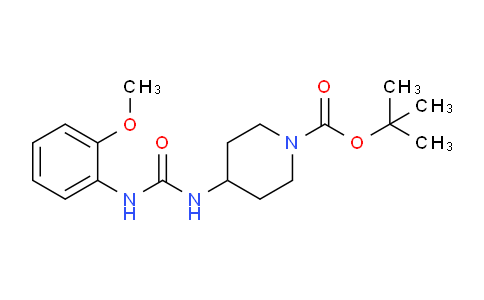 CAS No. 1233955-51-5, tert-Butyl 4-[3-(2-methoxyphenyl)ureido]piperidine-1-carboxylate