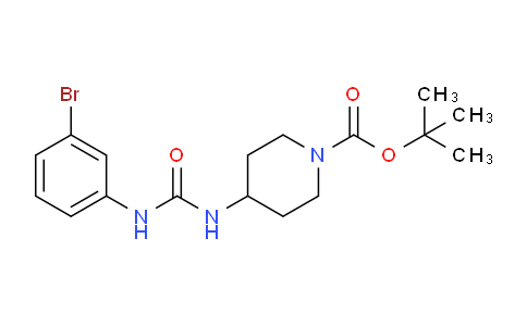 CAS No. 1233958-21-8, tert-Butyl 4-[3-(3-bromophenyl)ureido]piperidine-1-carboxylate