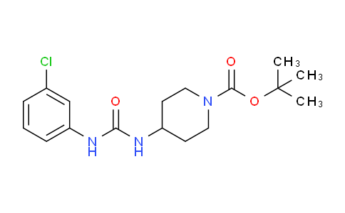 CAS No. 1197553-84-6, tert-Butyl 4-[3-(3-chlorophenyl)ureido]piperidine-1-carboxylate