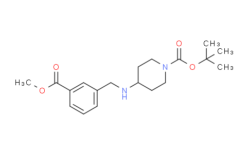 CAS No. 1286264-55-8, tert-Butyl 4-[3-(methoxycarbonyl)benzylamino]piperidine-1-carboxylate