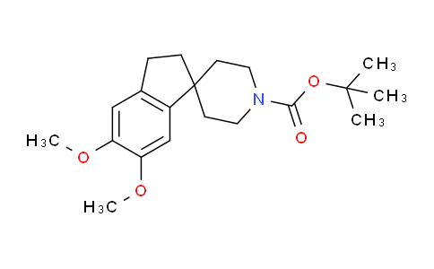 CAS No. 1160247-33-5, tert-Butyl 5,6-dimethoxy-2,3-dihydrospiro[indene-1,4'-piperidine]-1'-carboxylate