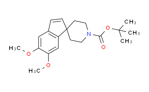 CAS No. 1026372-06-4, tert-Butyl 5,6-dimethoxyspiro[indene-1,4'-piperidine]-1'-carboxylate