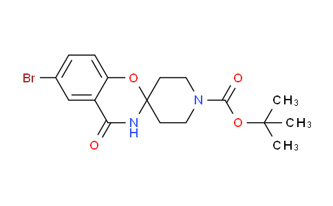 CAS No. 690632-05-4, tert-Butyl 6-bromo-4-oxo-3,4-dihydrospiro[benzo[e][1,3]oxazine-2,4'-piperidine]-1'-carboxylate