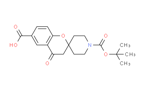 MC643465 | 921760-85-2 | tert-Butyl 6-carboxy-4-oxospiro[chroman-2,4'-piperidine]-1'-carboxylate