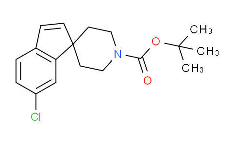 CAS No. 855849-89-7, tert-Butyl 6-chlorospiro[indene-1,4'-piperidine]-1'-carboxylate