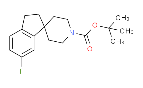 CAS No. 1160247-31-3, tert-Butyl 6-fluoro-2,3-dihydrospiro[indene-1,4'-piperidine]-1'-carboxylate