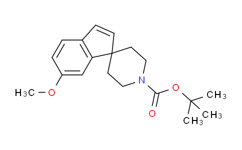 CAS No. 1160247-61-9, tert-Butyl 6-methoxyspiro[indene-1,4'-piperidine]-1'-carboxylate