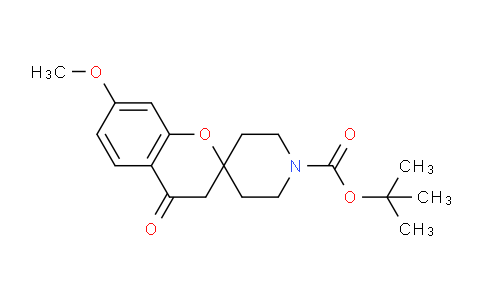 CAS No. 956604-98-1, tert-Butyl 7-methoxy-4-oxospiro[chroman-2,4'-piperidine]-1'-carboxylate