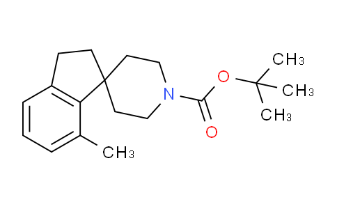 CAS No. 1160247-37-9, tert-Butyl 7-methyl-2,3-dihydrospiro[indene-1,4'-piperidine]-1'-carboxylate