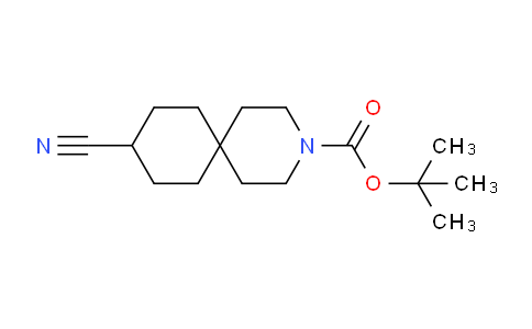 CAS No. 1281872-59-0, tert-Butyl 9-cyano-3-azaspiro[5.5]undecane-3-carboxylate