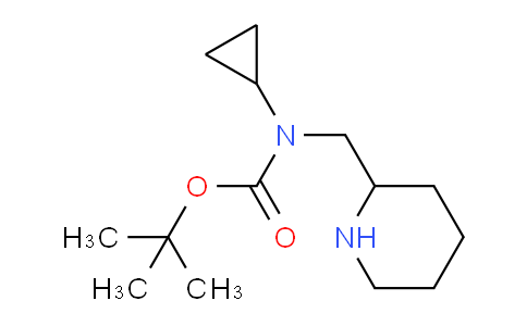 CAS No. 1353957-18-2, tert-Butyl cyclopropyl(piperidin-2-ylmethyl)carbamate