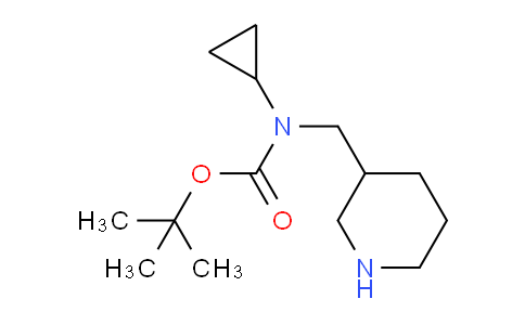 CAS No. 1353971-51-3, tert-Butyl cyclopropyl(piperidin-3-ylmethyl)carbamate