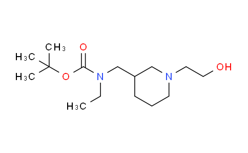 CAS No. 1353981-39-1, tert-Butyl ethyl((1-(2-hydroxyethyl)piperidin-3-yl)methyl)carbamate