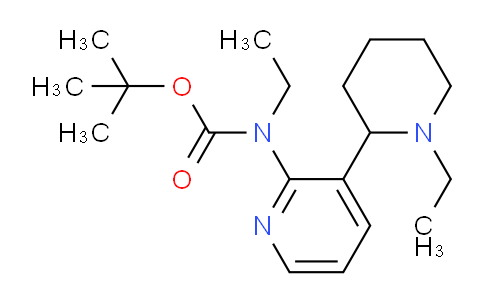 CAS No. 1352501-45-1, tert-Butyl ethyl(3-(1-ethylpiperidin-2-yl)pyridin-2-yl)carbamate