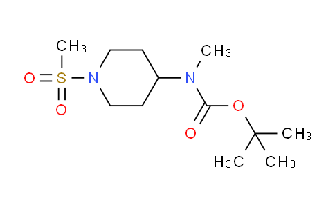 CAS No. 1286272-93-2, tert-Butyl methyl(1-(methylsulfonyl)piperidin-4-yl)carbamate