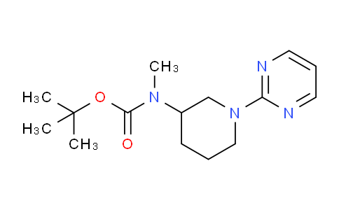 CAS No. 1261231-96-2, tert-Butyl methyl(1-(pyrimidin-2-yl)piperidin-3-yl)carbamate