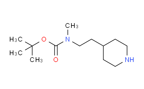 CAS No. 171049-32-4, tert-Butyl methyl(2-(piperidin-4-yl)ethyl)carbamate