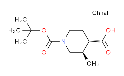 CAS No. 1414958-09-0, trans-1-(tert-Butoxycarbonyl)-3-methylpiperidine-4-carboxylic acid