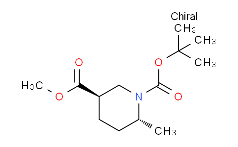 CAS No. 1009376-75-3, trans-1-tert-Butyl 3-methyl 6-methylpiperidine-1,3-dicarboxylate