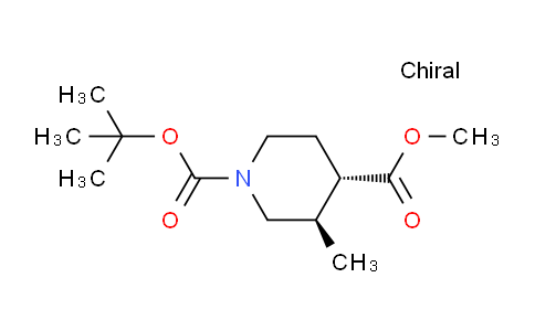 CAS No. 1951439-13-6, trans-1-tert-butyl 4-methyl 3-methylpiperidine-1,4-dicarboxylate