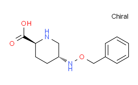 CAS No. 1501980-29-5, trans-5-((benzyloxy)amino)piperidine-2-carboxylic acid