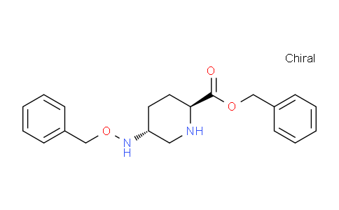 CAS No. 1427462-61-0, trans-benzyl 5-((benzyloxy)amino)piperidine-2-carboxylate