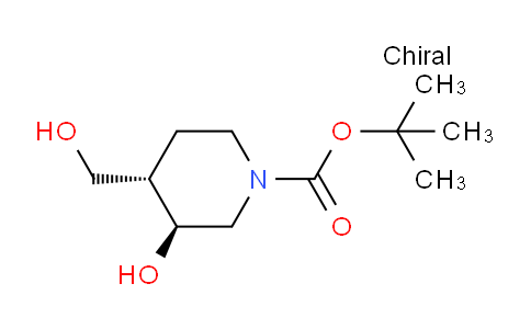 CAS No. 219975-81-2, trans-tert-Butyl 3-hydroxy-4-(hydroxymethyl)piperidine-1-carboxylate