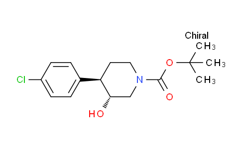 CAS No. 188861-32-7, trans-tert-butyl 4-(4-chlorophenyl)-3-hydroxypiperidine-1-carboxylate