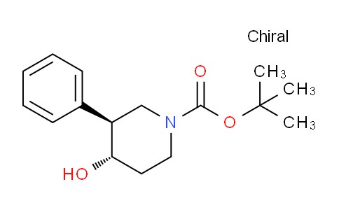 CAS No. 1448682-11-8, trans-tert-Butyl 4-hydroxy-3-phenylpiperidine-1-carboxylate