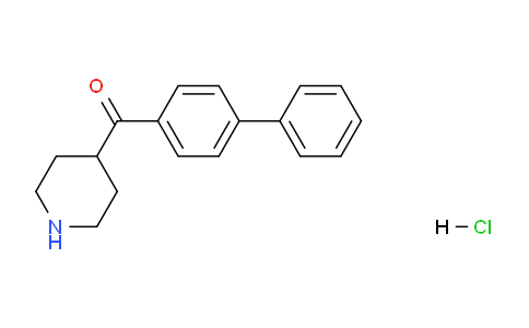 CAS No. 1187927-65-6, [1,1'-Biphenyl]-4-yl(piperidin-4-yl)methanone hydrochloride