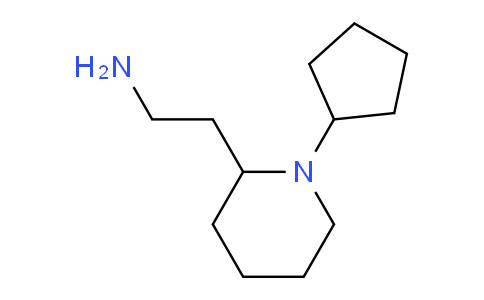 CAS No. 915924-33-3, [2-(1-cyclopentylpiperidin-2-yl)ethyl]amine