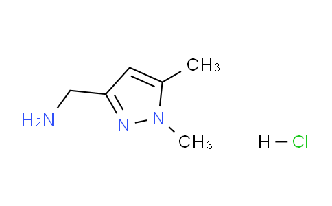 CAS No. 1185555-25-2, (1,5-Dimethyl-1H-pyrazol-3-yl)methanamine hydrochloride