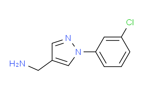CAS No. 400877-28-3, (1-(3-Chlorophenyl)-1H-pyrazol-4-yl)methanamine