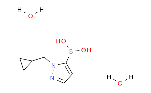 CAS No. 2096334-18-6, (1-(Cyclopropylmethyl)-1H-pyrazol-5-yl)boronic acid dihydrate