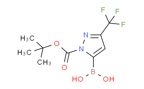 CAS No. 1684433-60-0, (1-(tert-Butoxycarbonyl)-3-(trifluoromethyl)-1H-pyrazol-5-yl)boronic acid