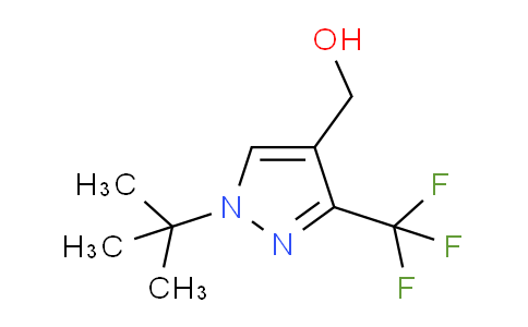 CAS No. 1259062-56-0, (1-(tert-Butyl)-3-(trifluoromethyl)-1H-pyrazol-4-yl)methanol