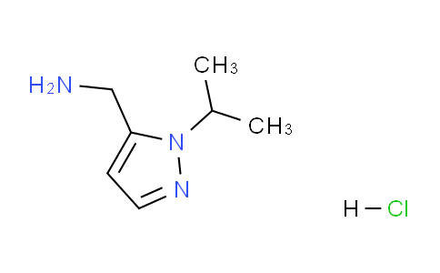 CAS No. 1432031-33-8, (1-Isopropyl-1H-pyrazol-5-yl)methanamine hydrochloride