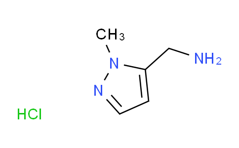 CAS No. 1185169-37-2, (1-Methyl-1H-pyrazol-5-yl)methanamine hydrochloride