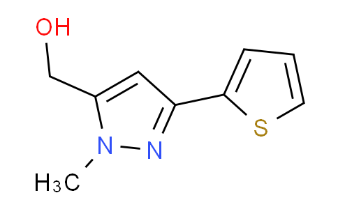 CAS No. 879896-49-8, (1-Methyl-3-(thiophen-2-yl)-1H-pyrazol-5-yl)methanol