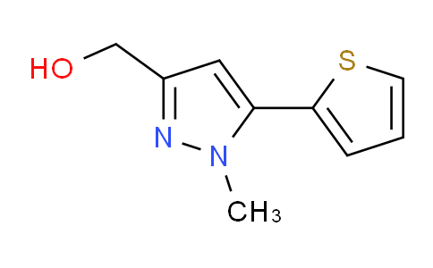 CAS No. 879896-47-6, (1-Methyl-5-(thiophen-2-yl)-1H-pyrazol-3-yl)methanol