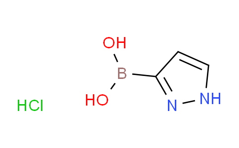 CAS No. 1314216-33-5, (1H-Pyrazol-3-yl)boronic acid hydrochloride