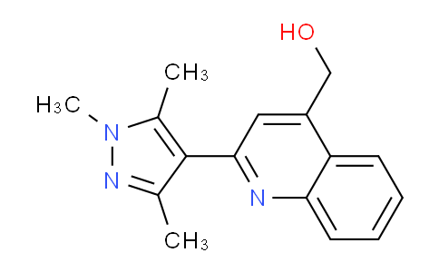 CAS No. 1354706-40-3, (2-(1,3,5-Trimethyl-1H-pyrazol-4-yl)quinolin-4-yl)methanol