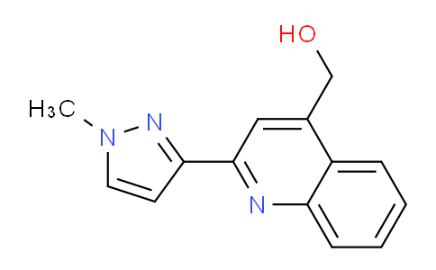 CAS No. 1354704-71-4, (2-(1-Methyl-1H-pyrazol-3-yl)quinolin-4-yl)methanol