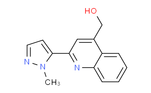 CAS No. 1354706-28-7, (2-(1-Methyl-1H-pyrazol-5-yl)quinolin-4-yl)methanol