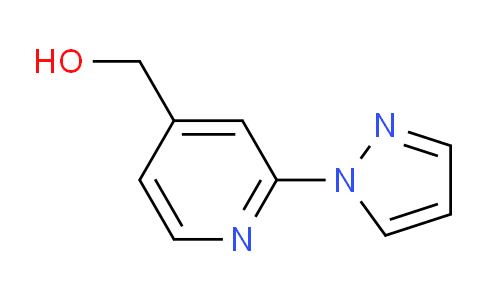 CAS No. 1248243-78-8, (2-(1H-Pyrazol-1-yl)pyridin-4-yl)methanol