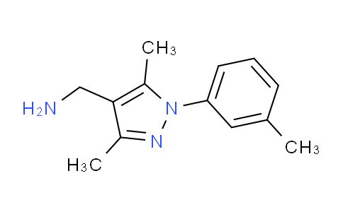 CAS No. 400876-70-2, (3,5-Dimethyl-1-(m-tolyl)-1H-pyrazol-4-yl)methanamine