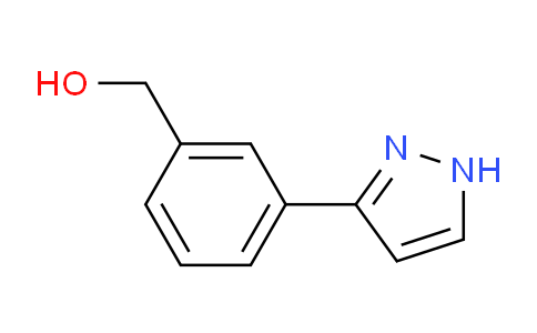 CAS No. 197093-23-5, (3-(1H-Pyrazol-3-yl)phenyl)methanol