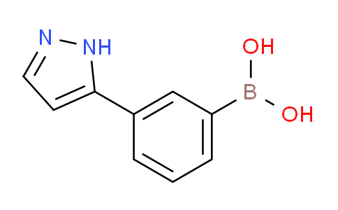 CAS No. 1238377-35-9, (3-(1H-Pyrazol-5-yl)phenyl)boronic acid